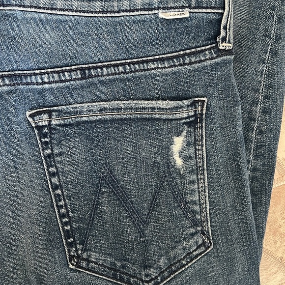 Mother Mid Rise Dazzler Ankle Fray in Weekend Warrior Wash Size 31 - Picture 7 of 7